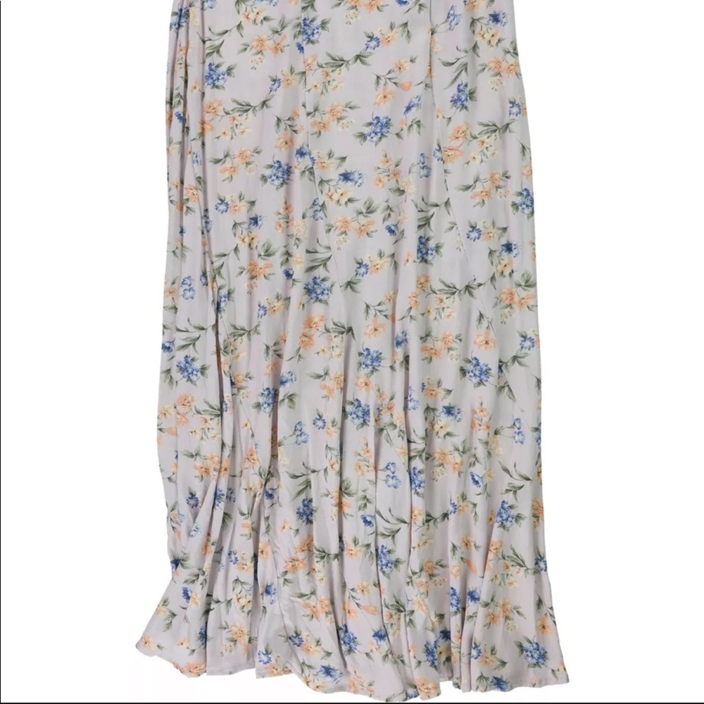 American Eagle Womens Floral Maxi Skirt, Purple
